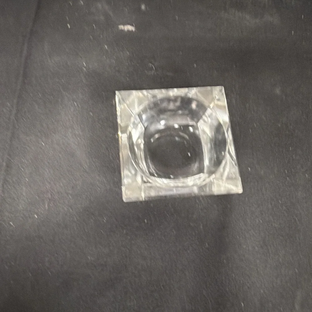Vintage Nybro Glasbruk Sweden Tord Kjellstrom Ice Cube Tealight/Votive